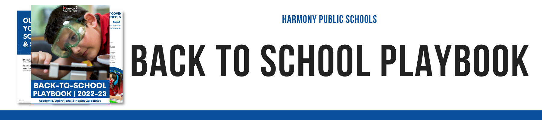 Harmony Back to School Playbook Banner